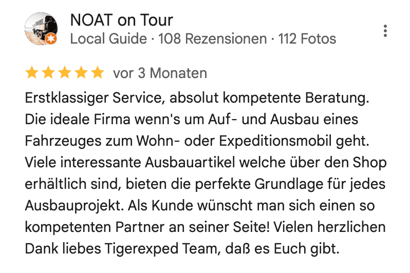 Google Bewertung 1