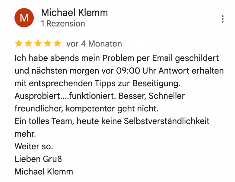 Google Bewertung 3