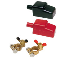 Battery Terminal Covers and Clips, Set of four