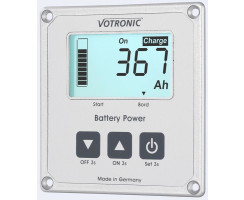 LCD battery computer 100 S by Votronic with smart shunt and ground strap 25 mm²