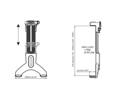 ROKK Mini Halter für Tablets mit Saugnapfbasis (Set)