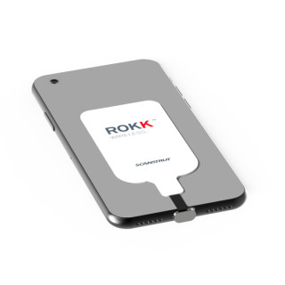 ROKK Lightning wireless charge receiver patch for iPhone