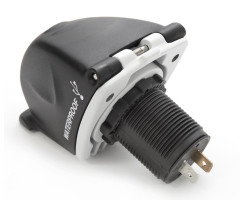 Wasserdichte (IPX4) Doppel-USB-Steckdose 12-24V