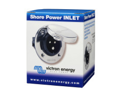 Shore Socket Stainless with Cover 16A/250Vac (2p/3w)