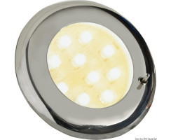 Batsystem LED recessed light Nova 2, chrome, with switch...