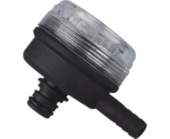 Intake filter 3/4" quick coupling male with...