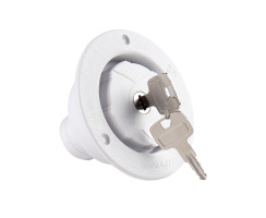 Water inlet lockable 40mm, white