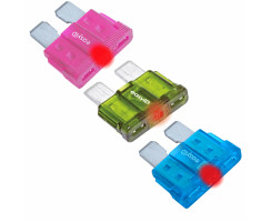 Car Blade Fuse with LED Indicator, 3 - 40A