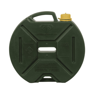 Gas Can Round 8,5l, green - Extra Strong, Leak-Proof, Made in Europe