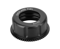 Screw Cap /Screw Ring, Aluminium CNC-milled, Black