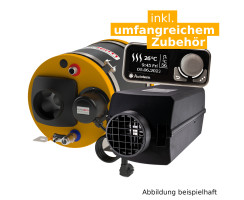 Warmduscher-Kit 2.0 - Autoterm Air 2D 12V + combiBOIL 9l 230V 500W mit Comfort Boiler Control