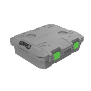 TRED GT Storage Box 25L - Shallow - Grey with Green