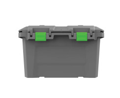 TRED GT Storage Box 65L - Grey with Green