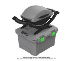 TRED GT Storage Box 65L - Grey with Green