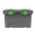 TRED GT Storage Box 65L - Grey with Green