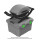 TRED GT Storage Box 65L - Grey with Green