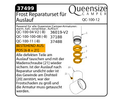 Frost Reparaturset für Armatur von Queensize Camper