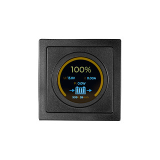 tigerexped Battery Monitor mini for LiFePO4 Battery + Inprojal Installation Frame